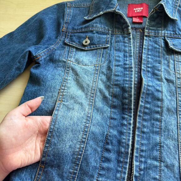 Vintage Miss Lili blue denim jacket - Picture 4 of 8